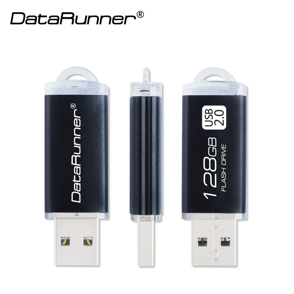 

DataRunner Metal USB Flash Drive Pen Drive 256GB 128GB 64GB 32GB 16GB 8GB Portable Mini Pendrive USB 2.0 Memory Stick