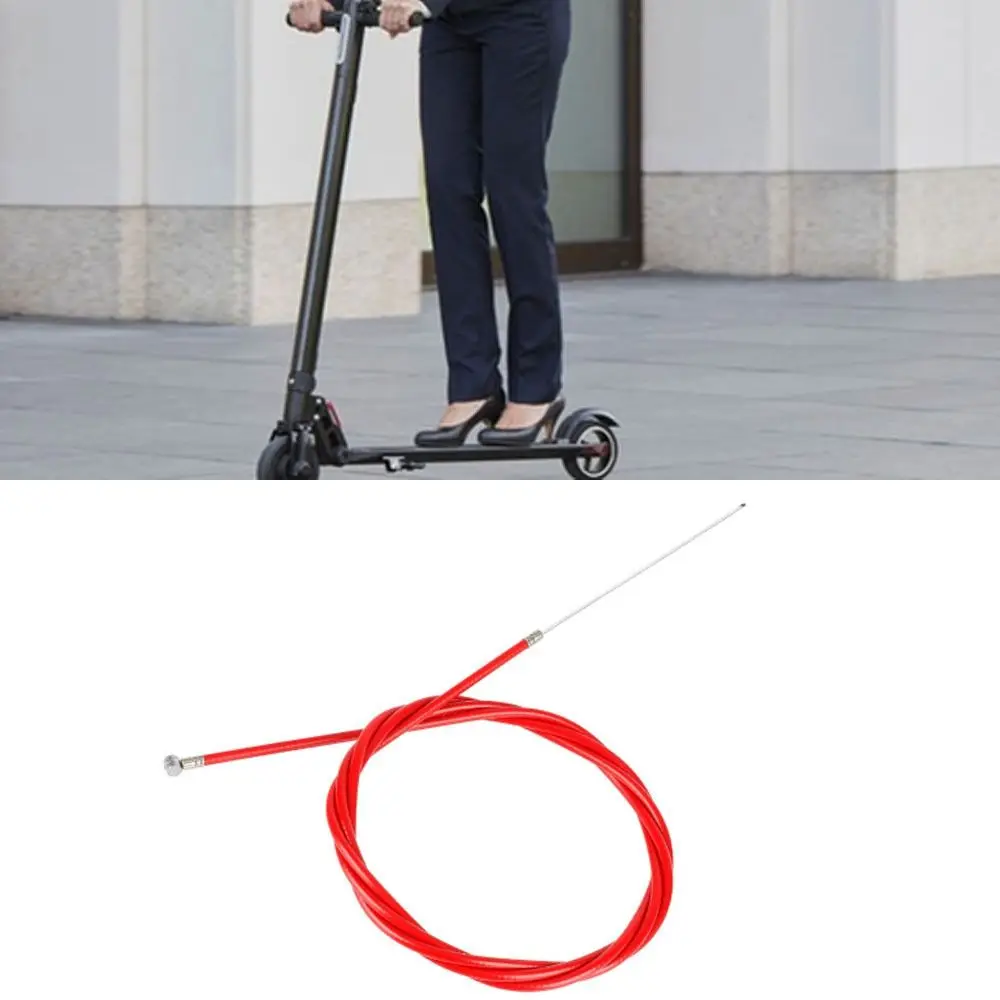 

Waterproof Electric Scooter Brake Cable Stainless Steel Red Electric Scooter Brake Wire Line 213cm for Xiaomi 4 Pro