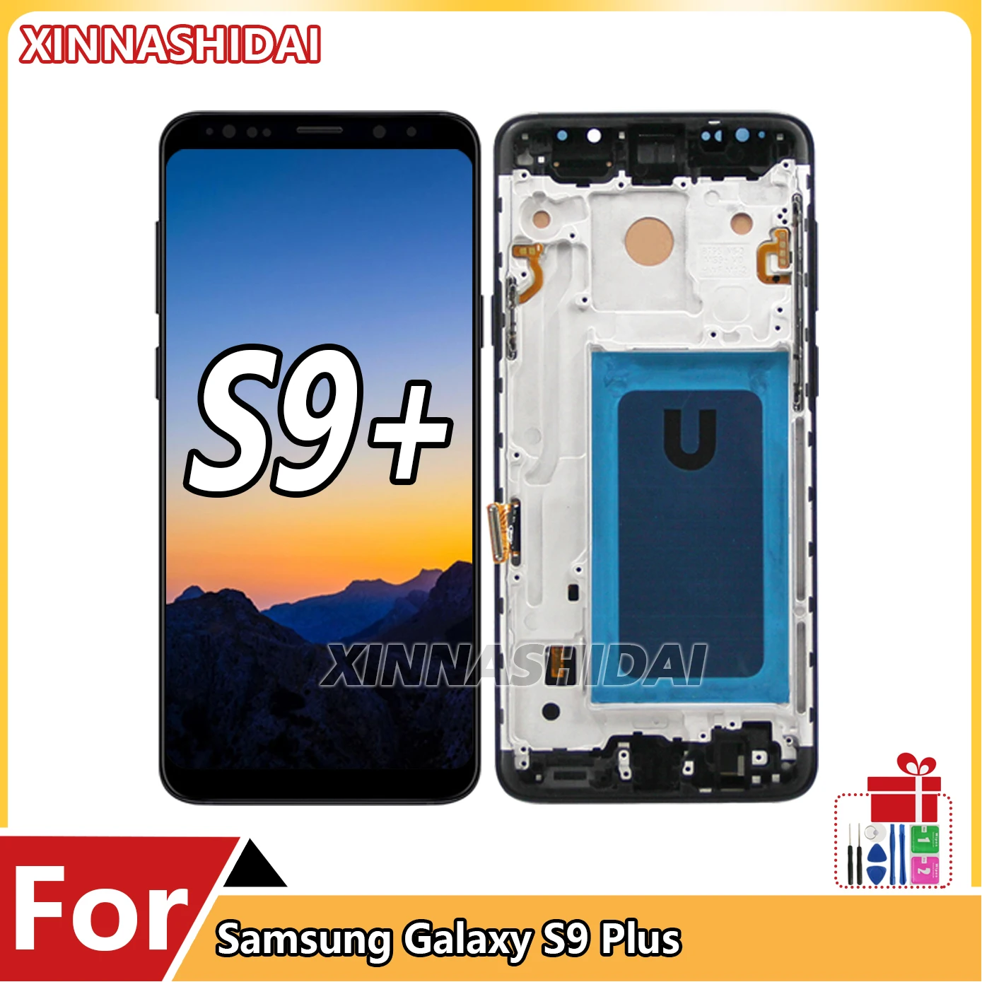 TFT screen For SAMSUNG Galaxy S9 Plus LCD display Touch Screen Digitizer with Frame S9+ lcd G965 G9650