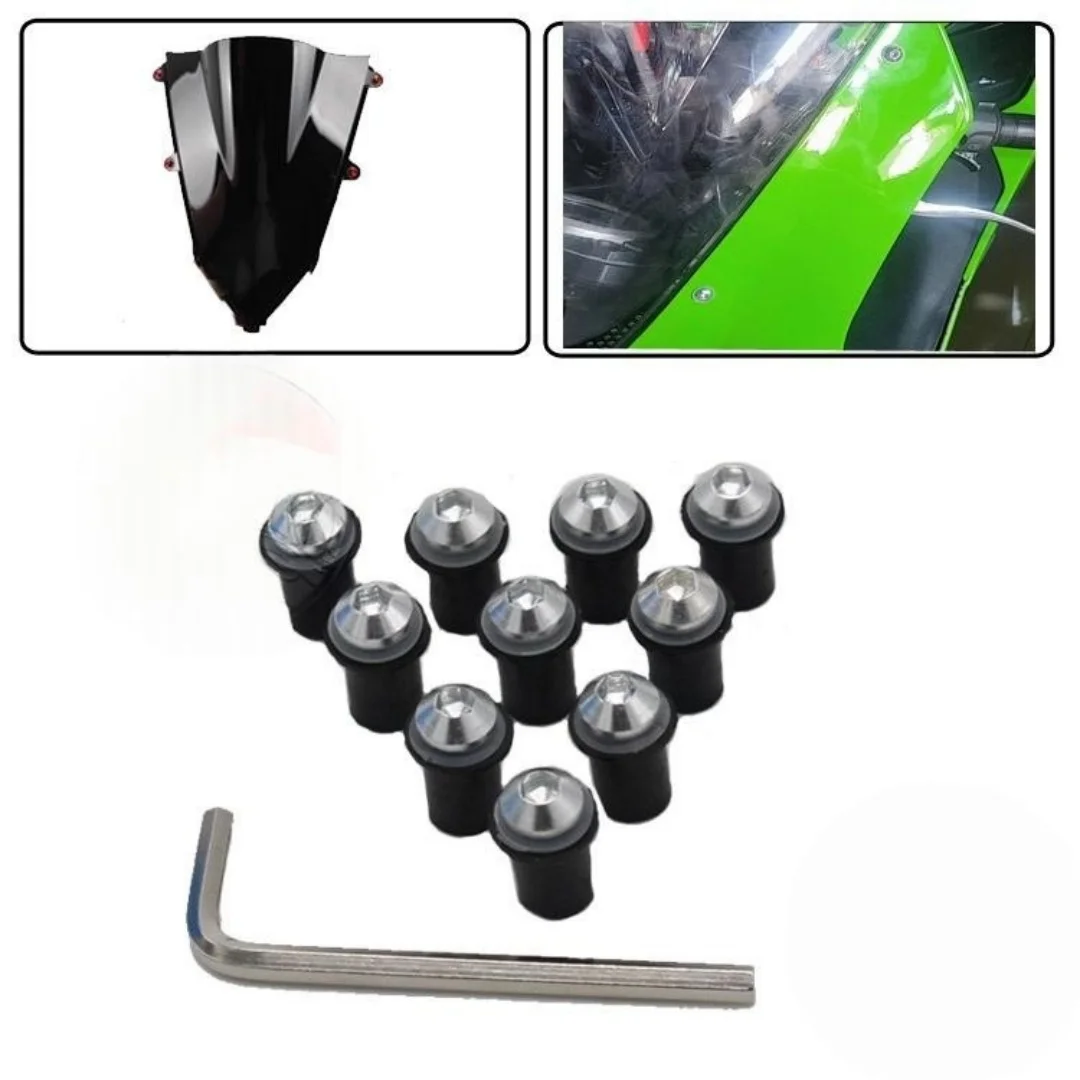 For F900R/F900XR/F750GS/F850GS, installation accessories - front windshield screws and windshield nuts