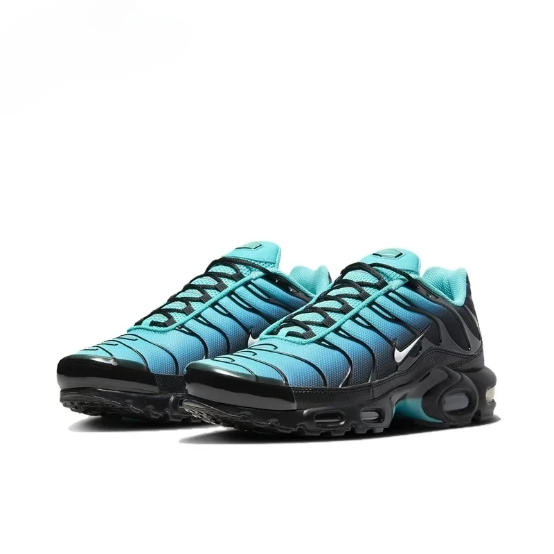 Nike Air Max Plus TN Classics Black Outdoor Sneakers, Fashion Casual Running Shoes, Lightweight and Comfortable