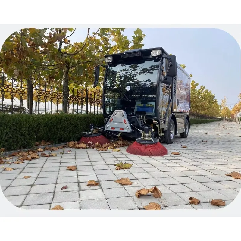 Multi-Function Diesel Powered Ride Floor Sweeper Full-Closed Street Sweeper Cleaning Big Size Road  Cleaning Equipment