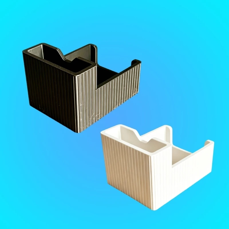 Desktop Sticky Note Organiser 3D Printed Two-Section Desk Sorter with Open Slot for Office Study Table and Home Desk Use D2RD