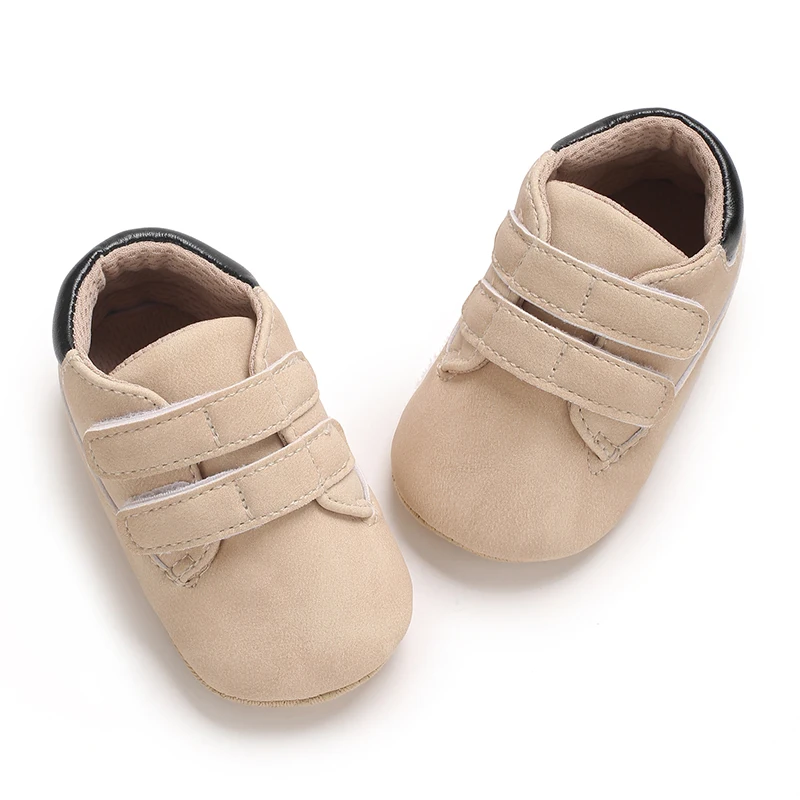 Spring and Autumn Solid Color Soft soled Sneakers 0-12 Months Baby Comfortable Anti slip Sneakers