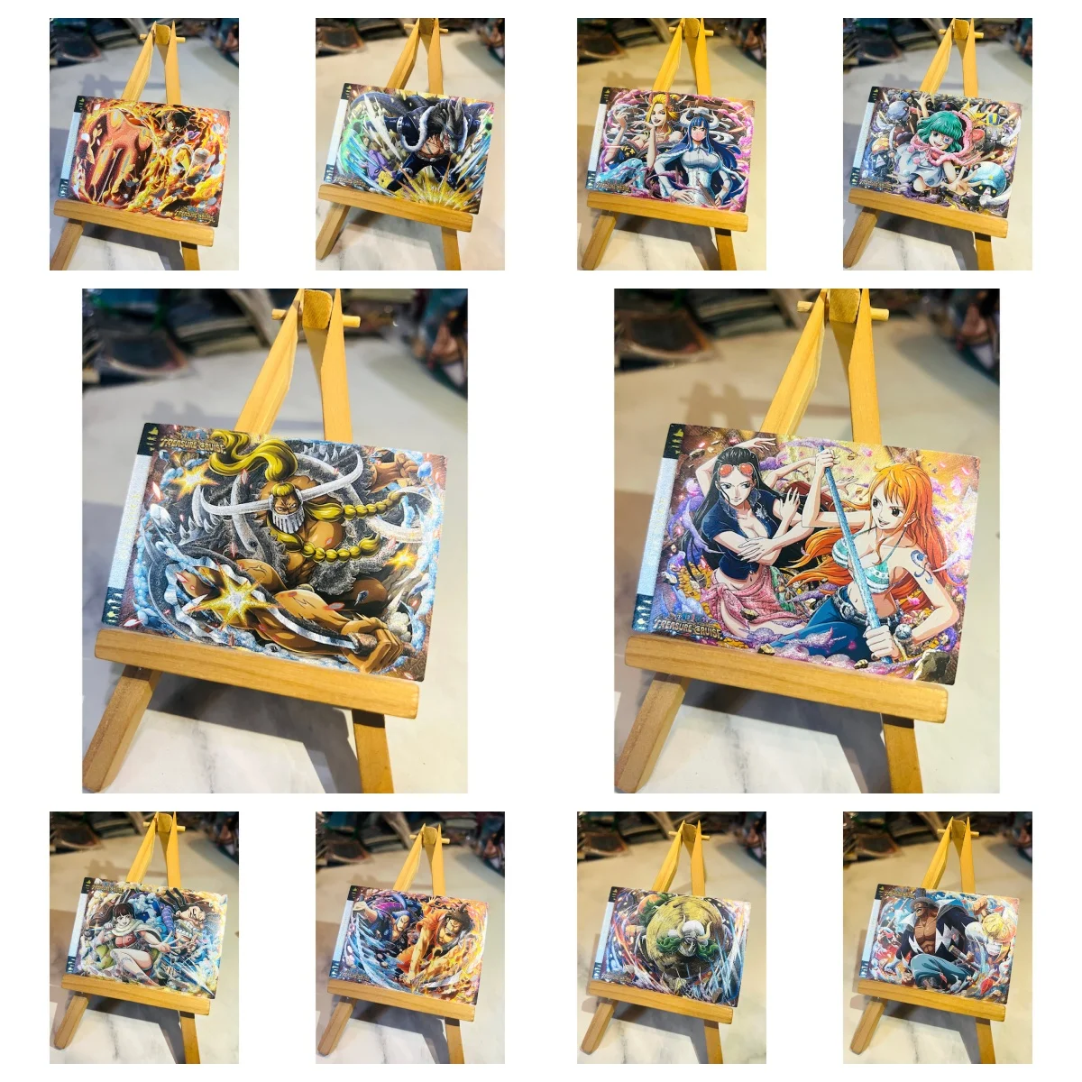 

Diy One Piece самодельные карты ослепительные легкие щелчки грубая игрушка аниме Opcg игрушка в подарок мультфильм обезьяна D Луффи