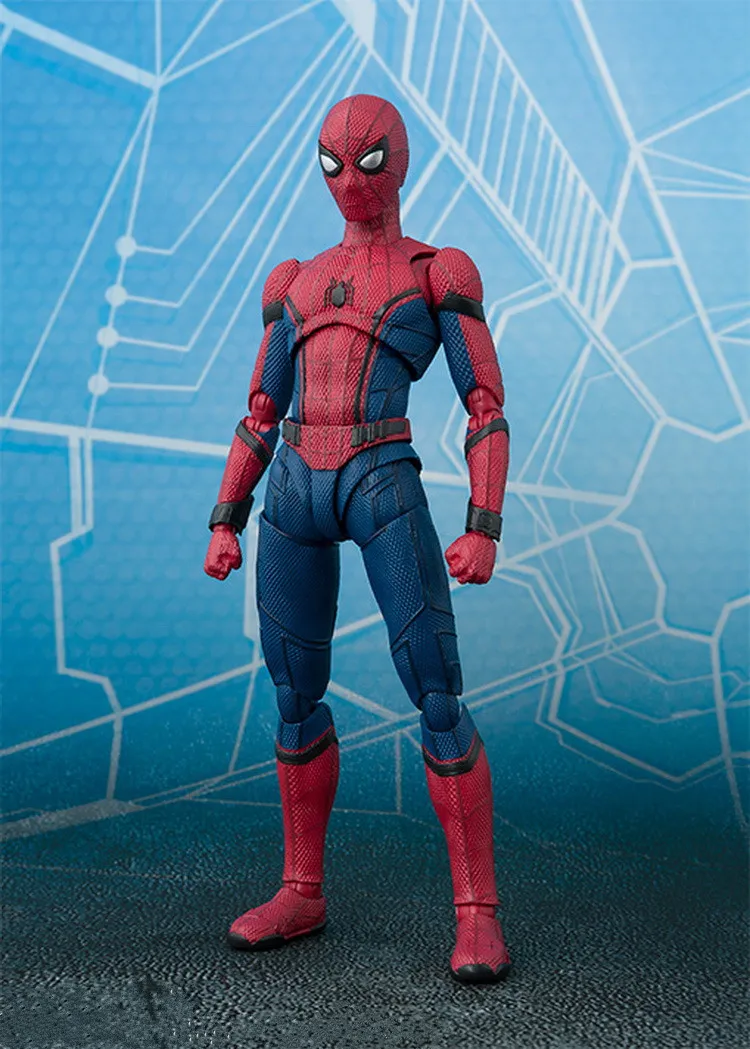 New Hot Toys Marvel Spider-Man: Homecoming Little Bug Back to School Season SHF Action Figure Joint Movable Model Doll Fans Gift