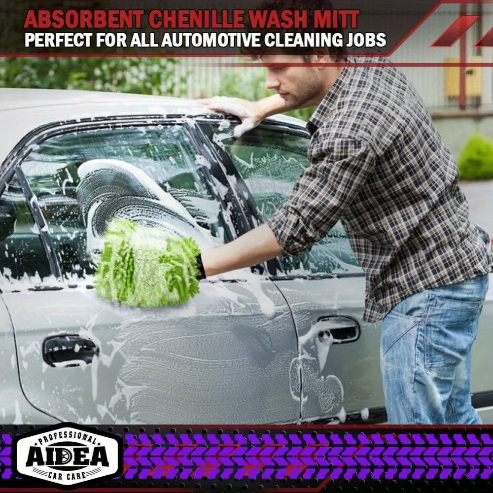 Car cleaning gloves, scratch-free car wash gloves, high-quality car wash gloves, car wash brush drying gloves