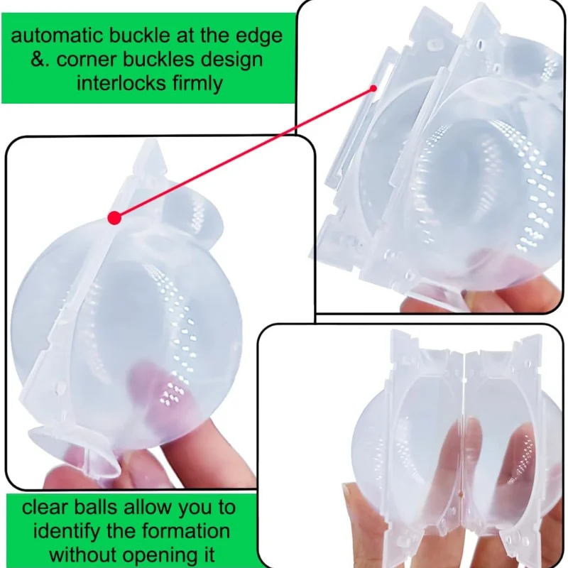 10Pcs Plant Rooting Ball Propagation Rooting Box Reusable Plant Root Growing Box Cuttings Grafting Rooting Propagation Pots