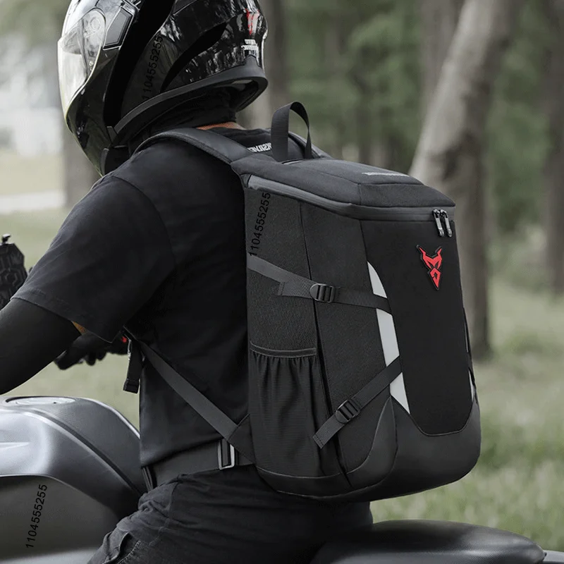 Nuevo bolso de motocicleta, mochila impermeable para hombres y mujeres, mochila para casco de motocicleta, mochila escolar, bolsa para ordenador portátil, equipaje de Trekking al aire libre