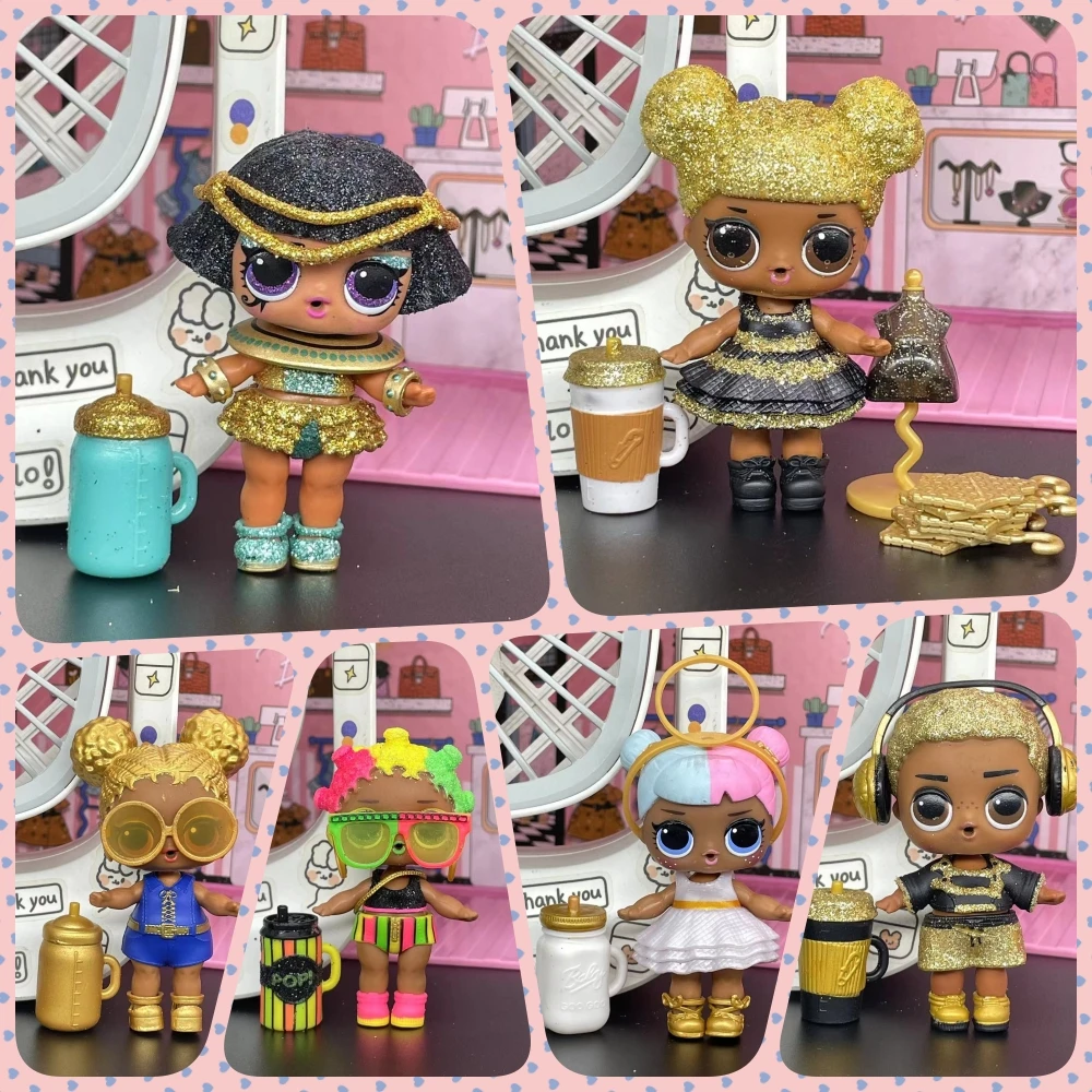 8CM LOL doll da collezione girl set di bambole giocattolo fai da te include vestiti per bambole, scarpe e accessori regalo di compleanno per bambini