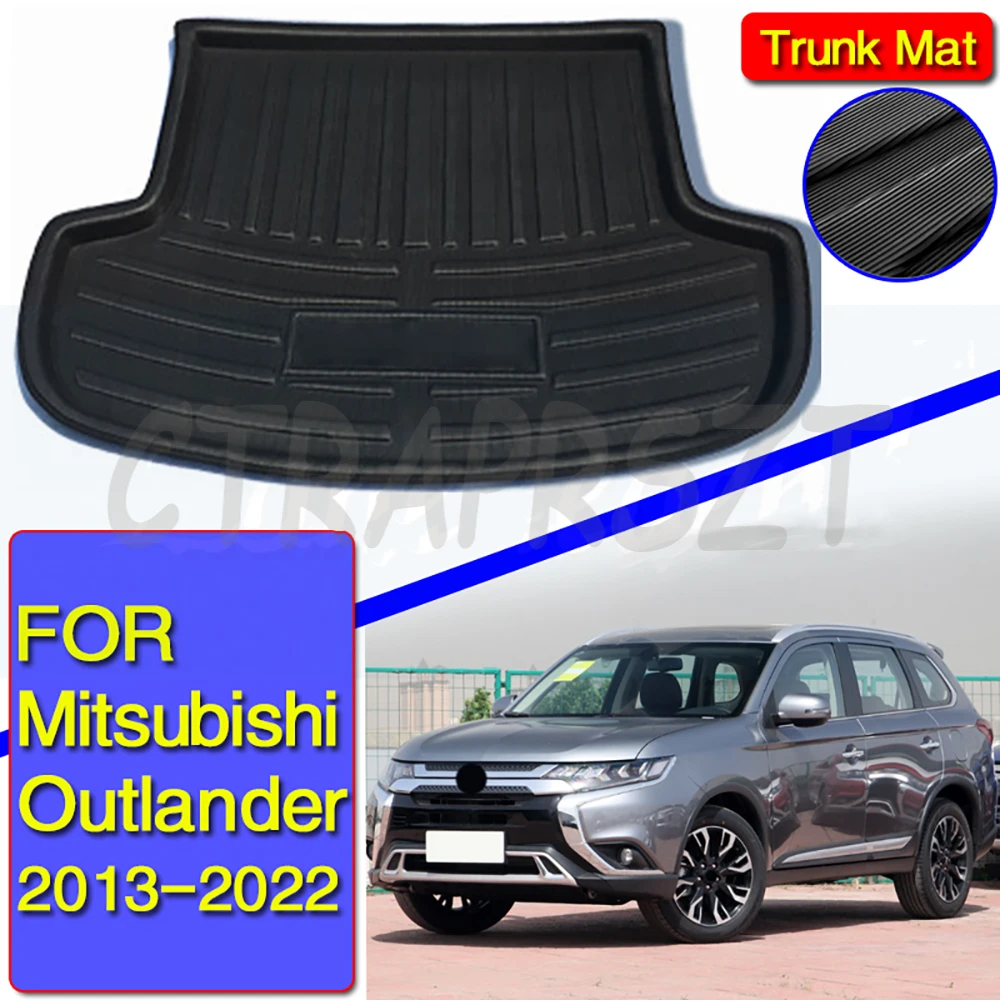 

Rear Trunk Fit For Mitsubishi Outlander 2013-2022 Boot Liner Cargo Mat Tray Floor Carpet Mud Kick Protector 2014 2015 2016 2017