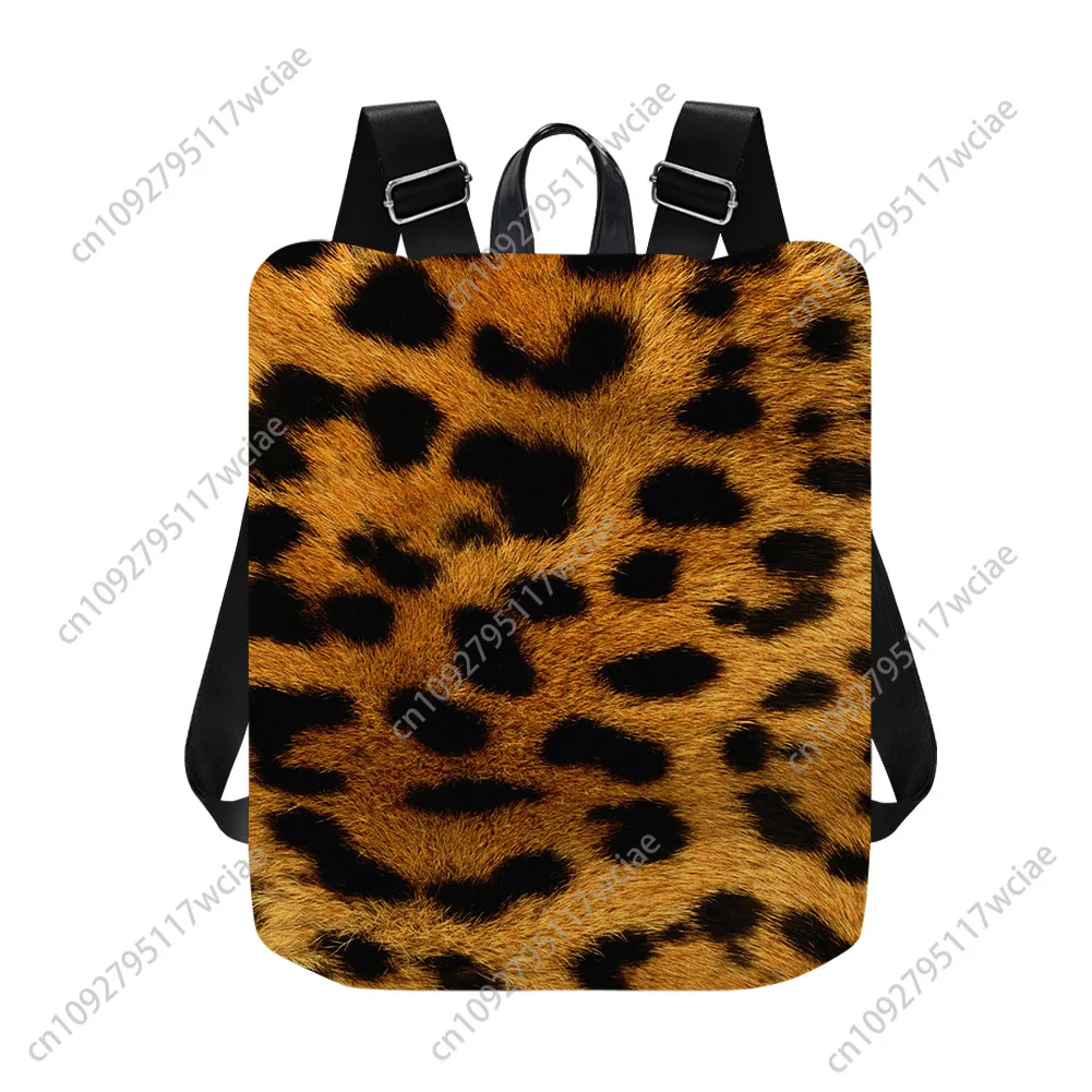 

Leopard print Fashion Custom Backpack travel Anti Theft Backpack Nylon Waterproof Daypack Fashion College Gift Bookbag