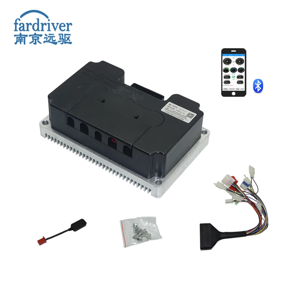Fardriver Controller SIAYQ72180 Electric Scooter Programmable Controller 72V 180A with Bluetooth and CAN for Motorcycle