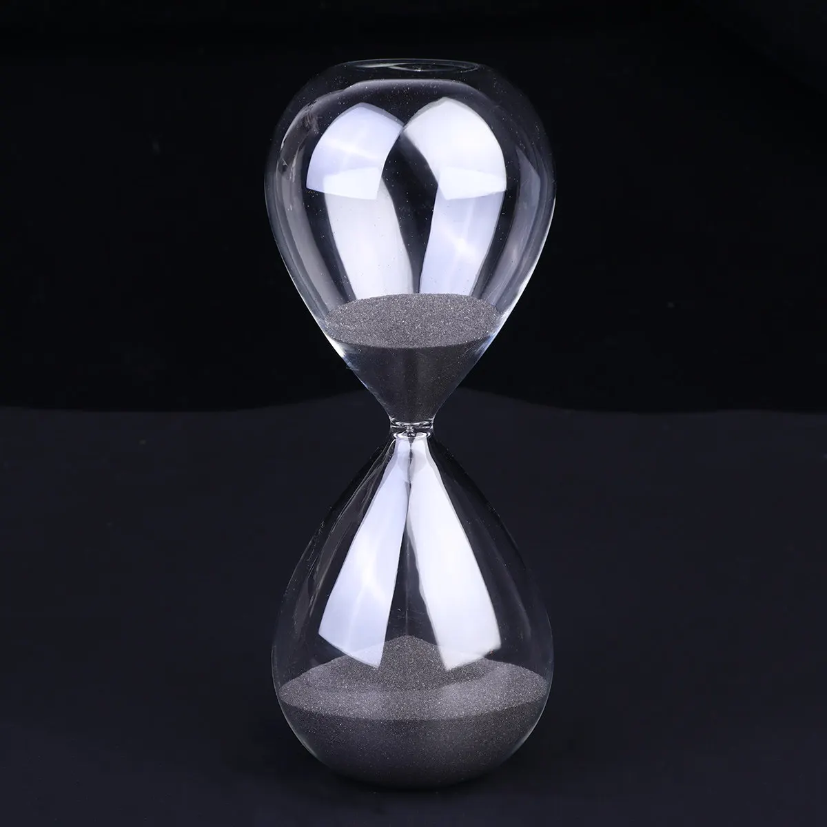 1Pcs 30-Minute High Borosilicate Glass Hourglass Timer Transparent Sand Clock for Teeth Brushing Kids Adults Home