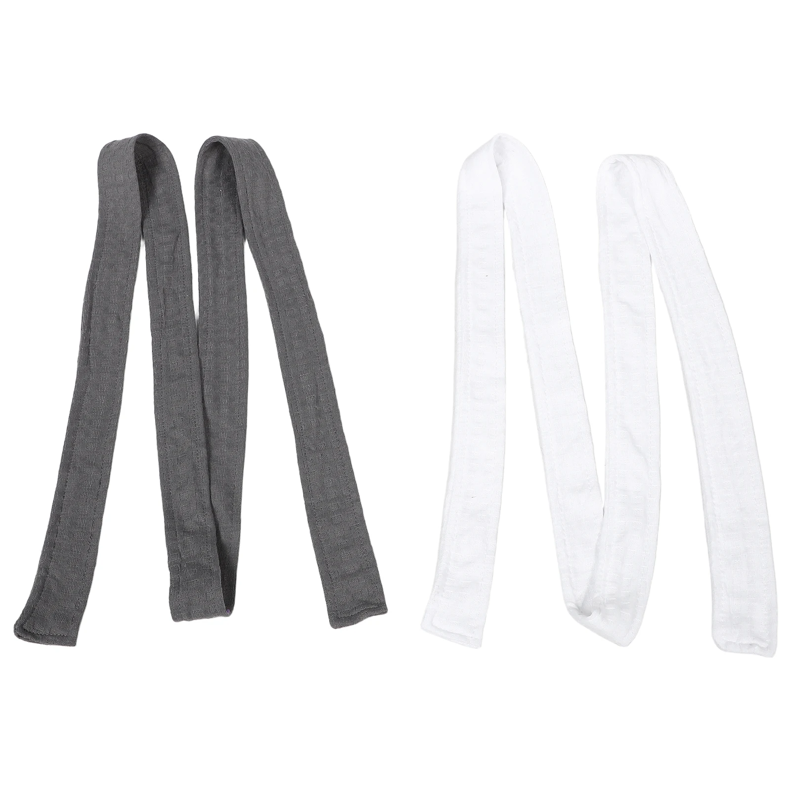 قطعتان من حزام ربطة الحمام المصنوع من البوليستر الناعم، بديل قابل للتعديل للجنسين، حزام خصر مريح للسفر المنزلي