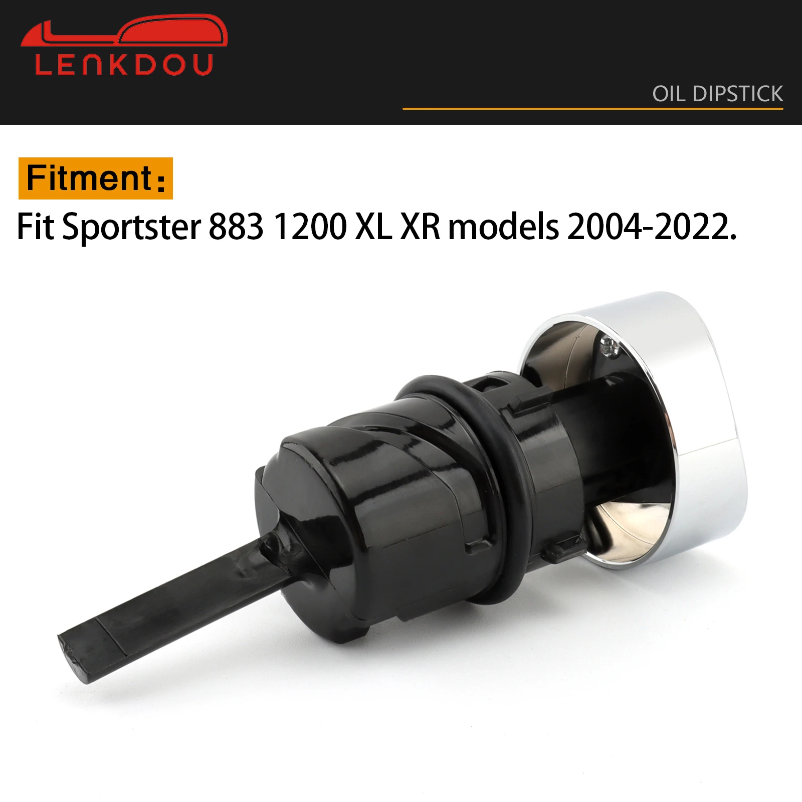 Motorcycle Oil Dipstick Tank Cap Plug Aluminum Plastic For Harley Sportster XL 883 1200 Forty-Eight Seventy-Two XR 2004-2022