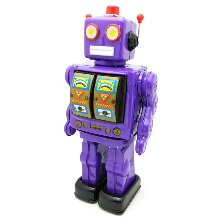 Iron toys, nostalgic toys, furniture display, personalized props, electric rotating robot