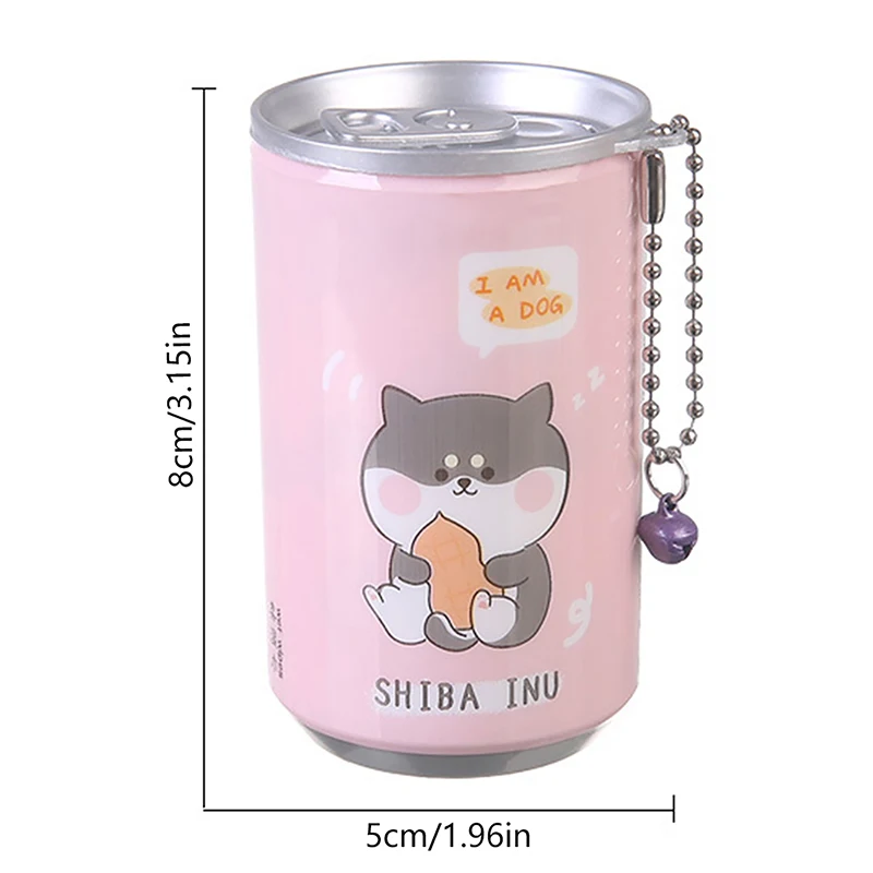 30 Sheets Portable Canned Wet Wipes Children Barreled Cans Cleaning Cloths Creative Cartoon Chain Cute Small Bell