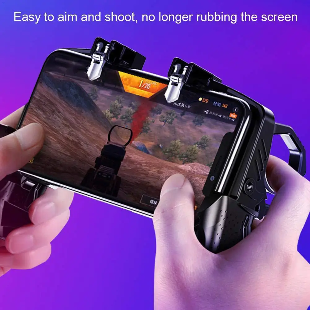 Mobile Controller Pubg Trigger Gamepad Cell Phone Joystick For iPhone Android Game Pad Accessories Mini Gaming Control Free Fire