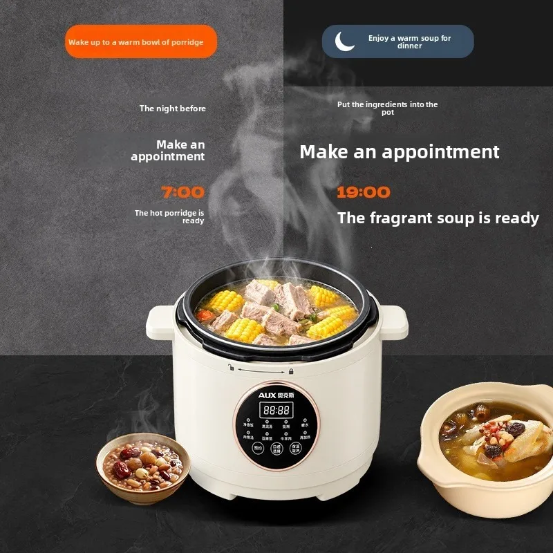 5L Smart Programmable Electric Pressure Cooker Large Capacity Multifunction Home Appliance Large Pressure Cooker Pressure Cooker