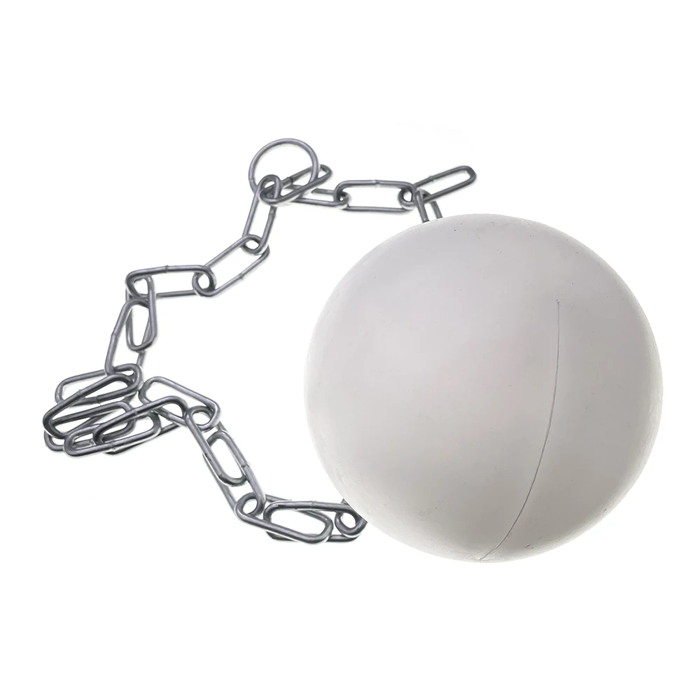 New Piglet Toys Ball Plastic With Chain Anti Bite Anti Fight Food Calling Attach To Farrowing Crate Animal Welfare Piggery Farm