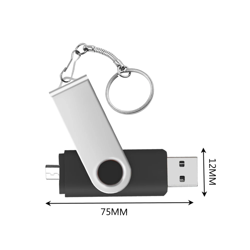 3 в 1 OTG USB флеш-накопитель 2.0 64 ГБ 32 ГБ флеш-накопитель для смартфона/компьютера микро otg usb карта памяти фотография подарок