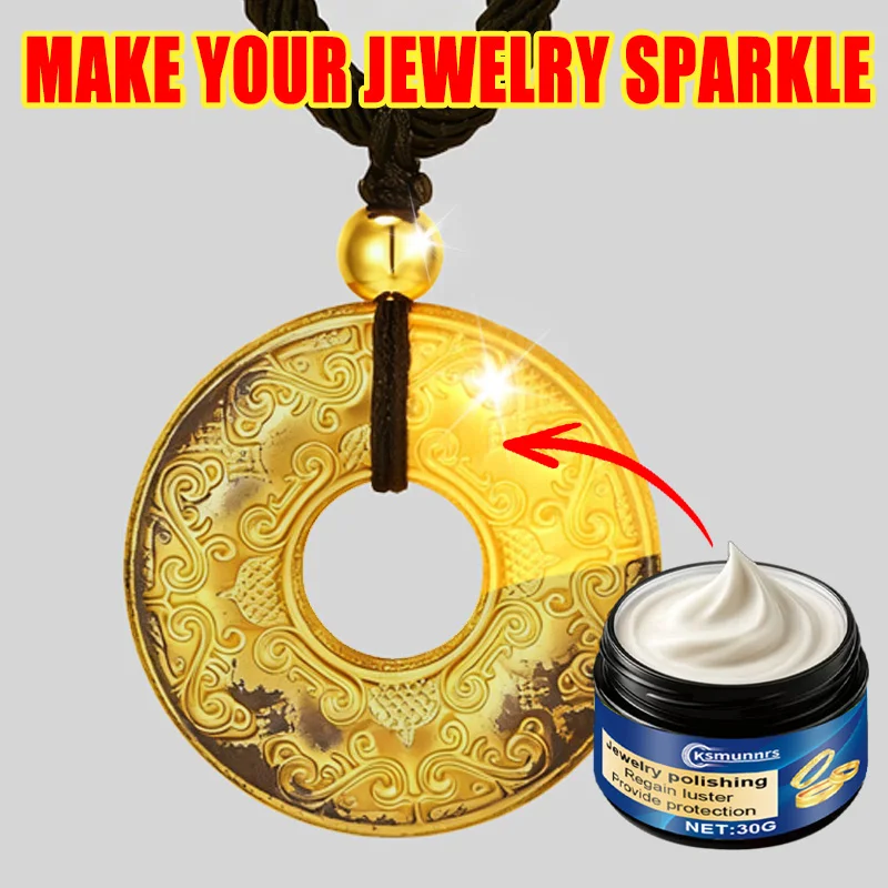 Gold & Silver Jewelry Oxidation Restoration Cream  Multi-purpose tarnish remover for rings, bracelets and earrings.