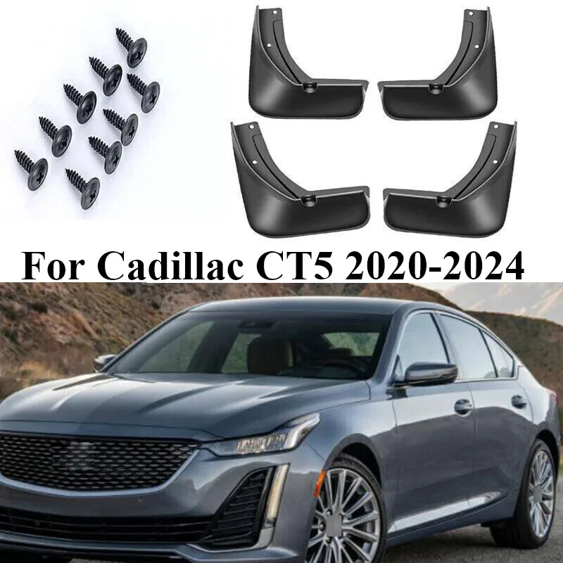 

Для Cadillac CT5 2020-24 черный брызговик брызговик крыло брызговик 4 шт.