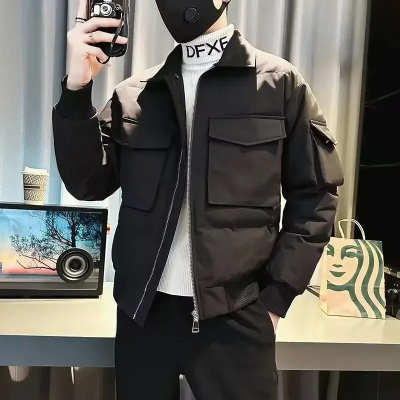 Winter Sales Of Male Coats Zip V Men's Cargo Jackets Aesthetic High Quality New In Stylish Harajuku Deals Luxury Designer Joker