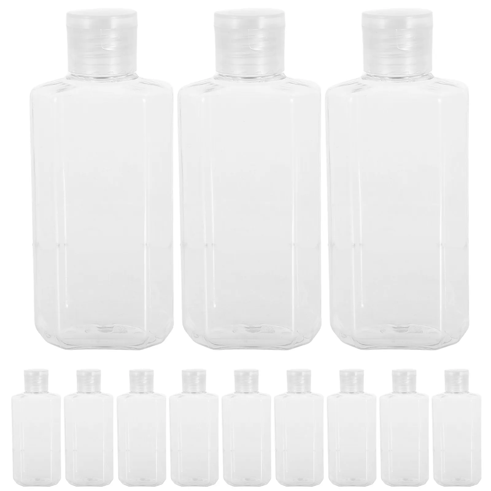 

20Pcs Portable Transparent Travel Bottles Leakproof Empty Refillable Lotion Dispenser Small Toiletry Containers for Shower Gel