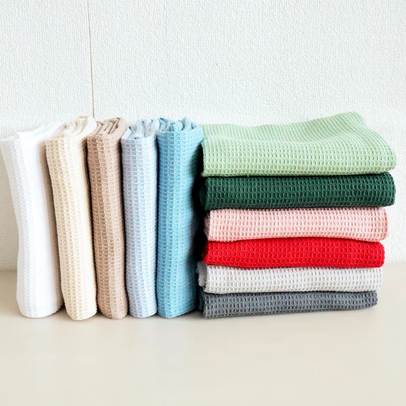 8PCS 30X45CM Waffle Weave Cotton Placemat,Ultra Soft Absorbent Tea Towel,Cloth Napkins,Dish Rags,Kitchen Dinner Plate Hand Towel