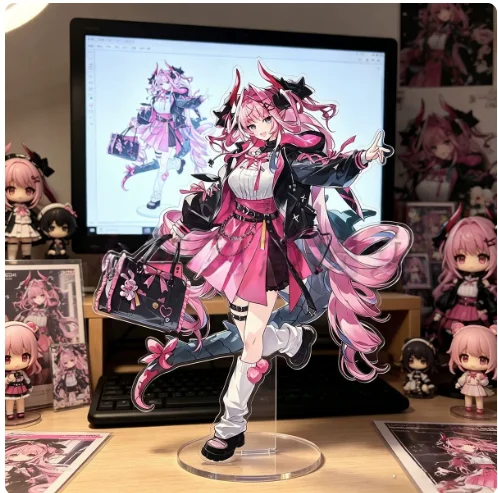 Anime Arknights:Endfield Chen Qianyu Tangtang Acrylic Stand Figure Model Plate Cosplay Collection Desktop Decor Gifts XYZ