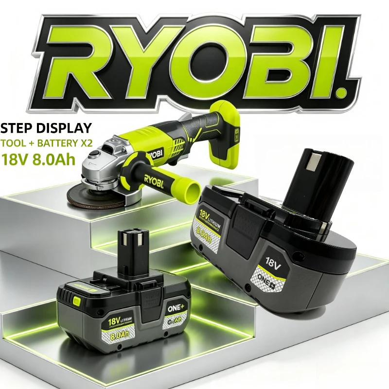 RYOBI 18V 8.0Ah Battery,vibration Resistant Internal Fixation,uniform Battery Quality,FIT P108 P104,for RYOBI 18V Cordless Drill