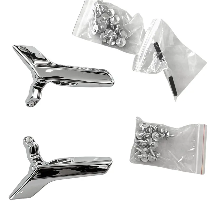 AS57-Chrome Inner Door Handle Opener Buckle 1 Pair 2047201171 A2047202763 For C-Class W204 GLK X204 08- 15 2047202