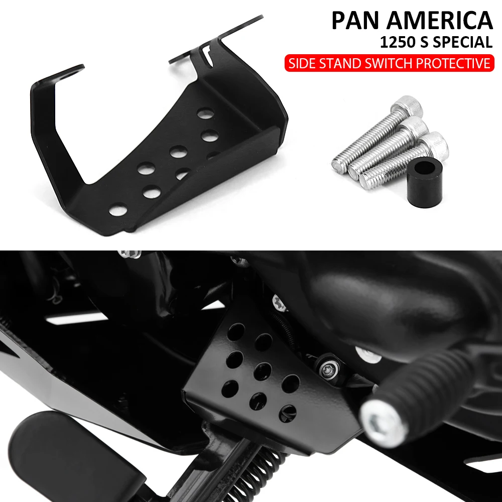 

For Pan America 1250 S Special 2021 2022 Motocycle Accessories CNC Aluminium Side Kick Switch Protection Cover Protective PA1250