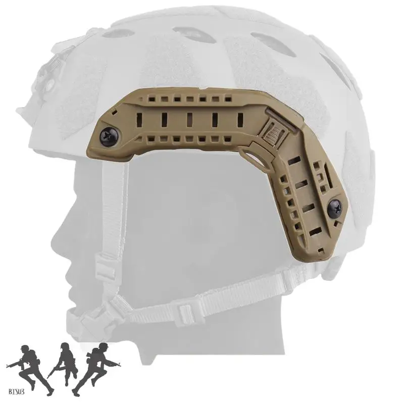 FAST High Cut Edition Rail Upgrade Accessories Helmet Side Rail Accessories Guide Rail for SF Super High Cut Tactical Helmet