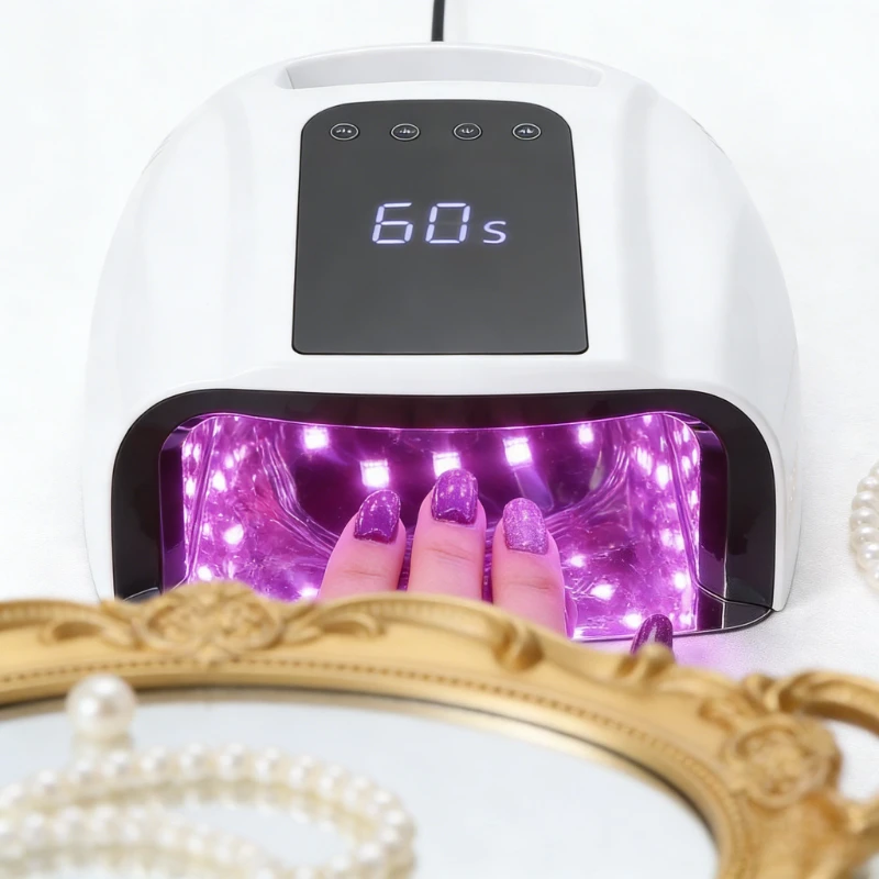 New Rechargeable Nail Lamp Cordless Gel Polish Dryer UV Light for Nails Manicure Light Large Capacity Wireless Nail LED Lamp