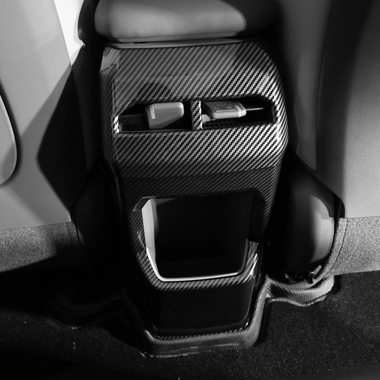 

Для заднего сиденья автомобиля, противоударная панель, задняя розетка кондиционера, рамка переменного тока, внутренняя отделка