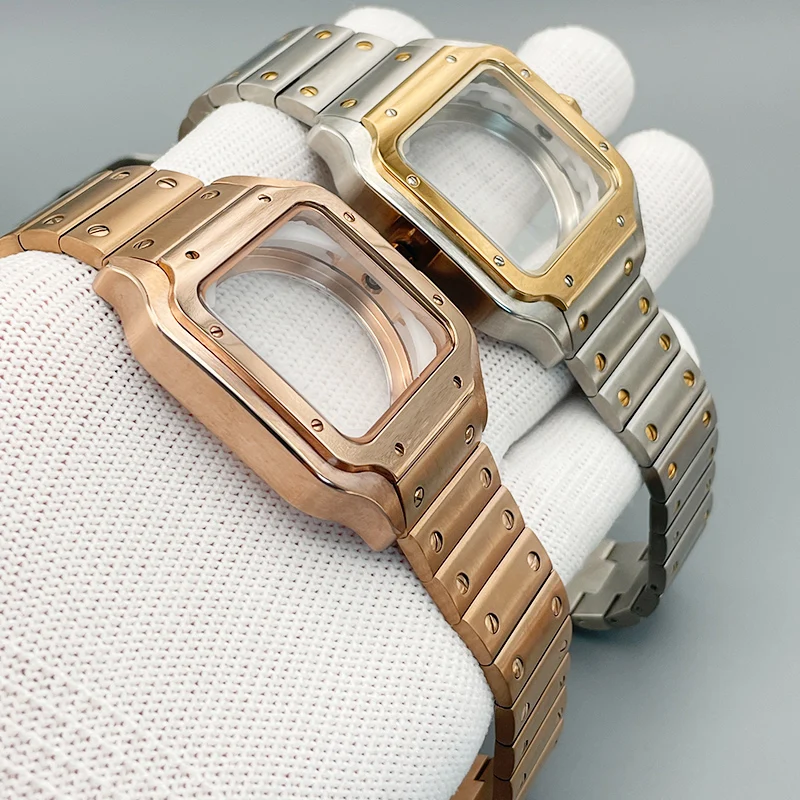 dia-38mm-nh35-square-santos-case-rose-gold-silver-stainless-steel-watch-case-for-santos-csae-accessories-fit-nh35-nh36-movement