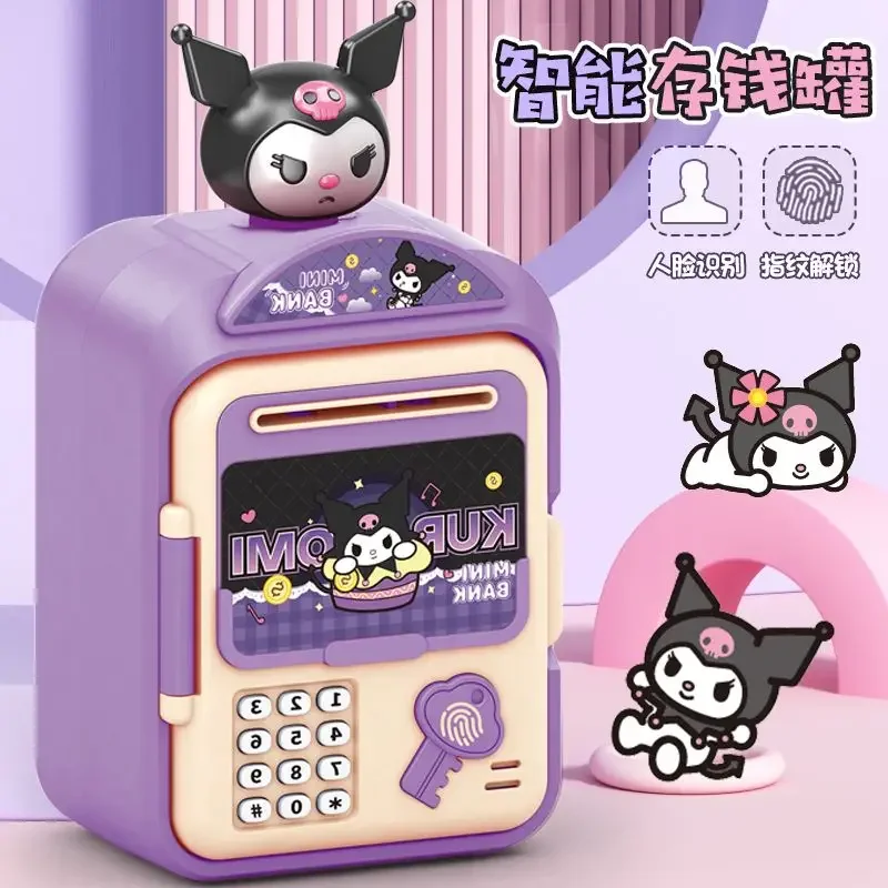

Sweet Kuromi Anime Kawaii Children Piggy Bank Cute Cartoon Sanrio Ins Y2k Storage Case Box Fashion Lovely Gifts for Kids