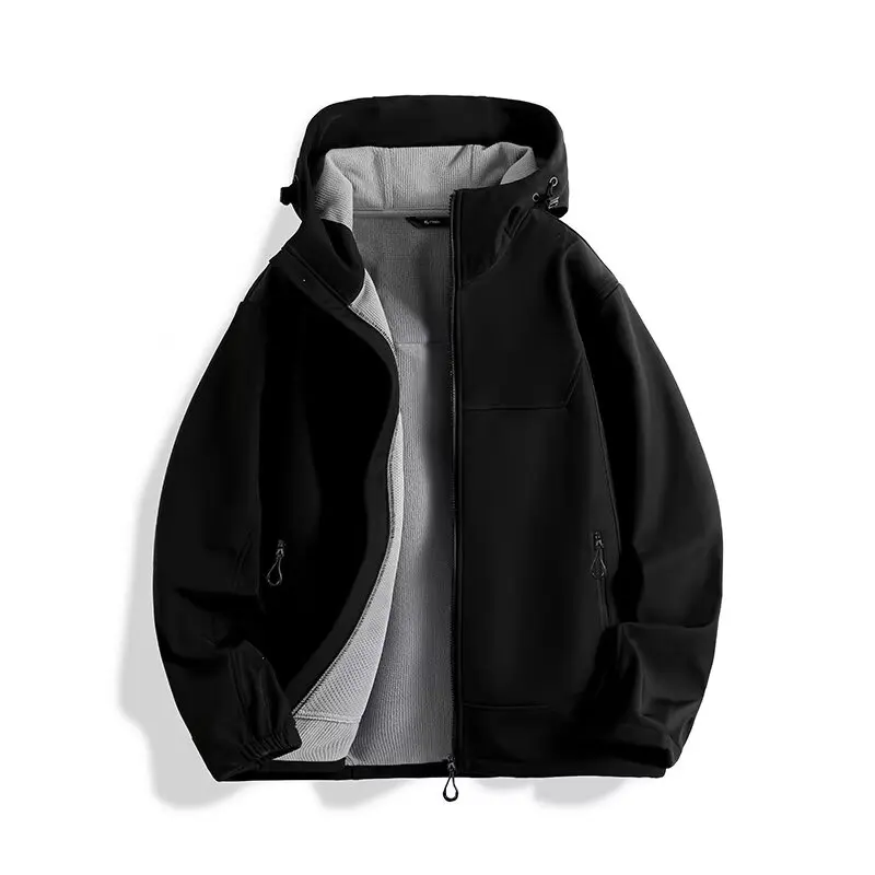 

Men's Zipper Jaet 2025 Autumn Winter New Loose High Street Couple Sle Mountain System Coat Trendy Hoodie Casual Faion