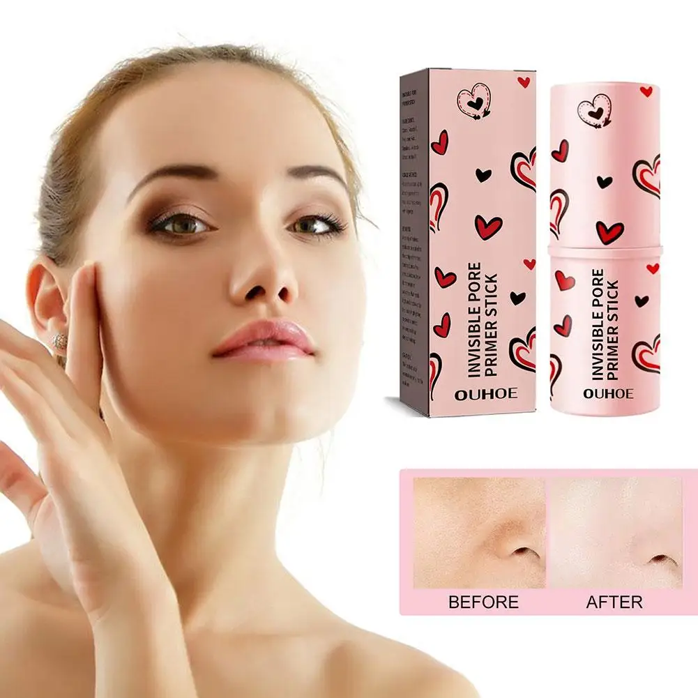 Unsichtbare Poren Gesicht Primer lang anhaltende Make-up Primer Kontrolle koreanische Stick Gesicht matte Primer kosmetische Feuchtigkeit Öl Founda T9n7