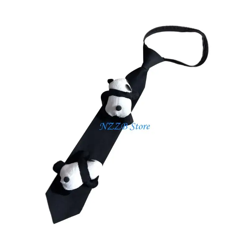 T21F jk oniform panda ties cartoon panda japan accessories seifuku seifuku