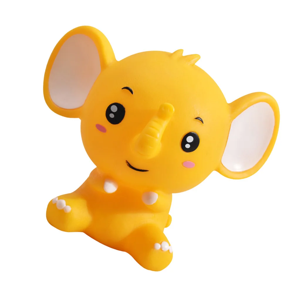 1 st Olifant Vormige Spaarpot Vinyl Munt Bank Voor Kinderen Desktop Decoratie Geld Opslag Pot Heldere Kleurverandering Container