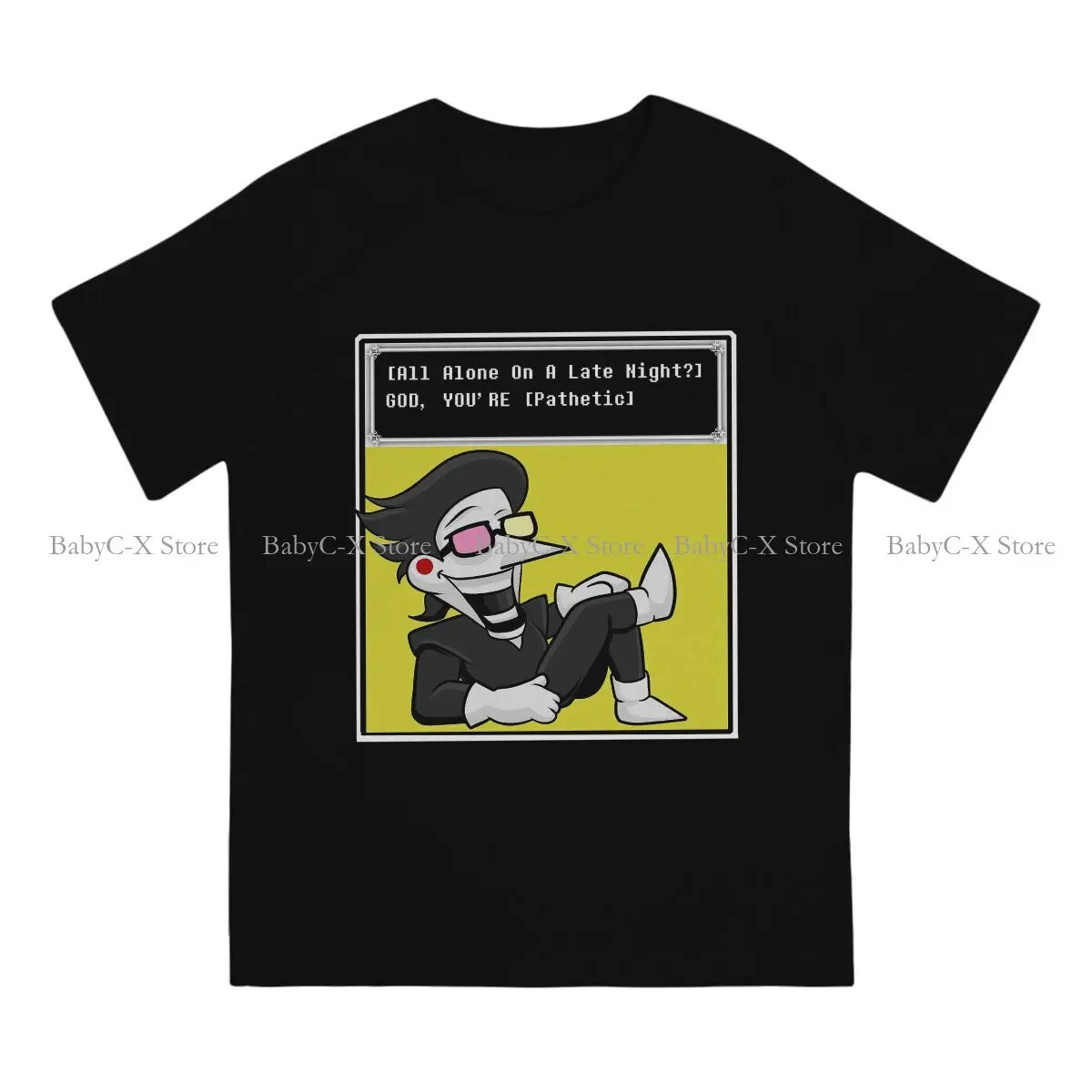 Deltarune Game Kris Susie Ralsei Game Polyester TShirts Spamton All Alone Distinctive Homme T Shirt Hipster Tops Size S-6XL