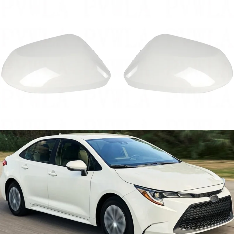 

Pearly White Painted Mirror Housing Cover Cap 87945-52251-C2 87915-52251-C2 For Toyota Corolla 2020-2021