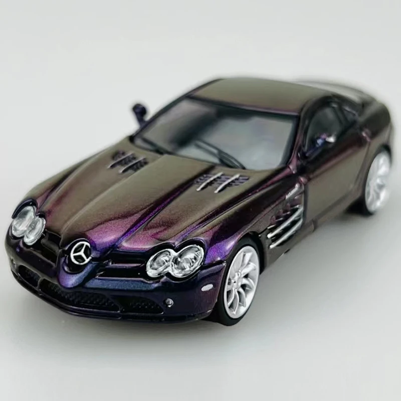 1:64 Scale Diecast Alloy Mercedes SLR McLaren Toys Sports Cars Model Classics Adult Gifts Souvenir Collectibles Static Display