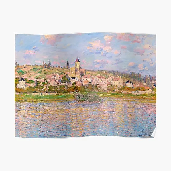 1879 Claude Monet Vetheuil 60X81  Poster Vintage Funny Wall Painting Decor Room Mural Picture Art Modern Home No Frame