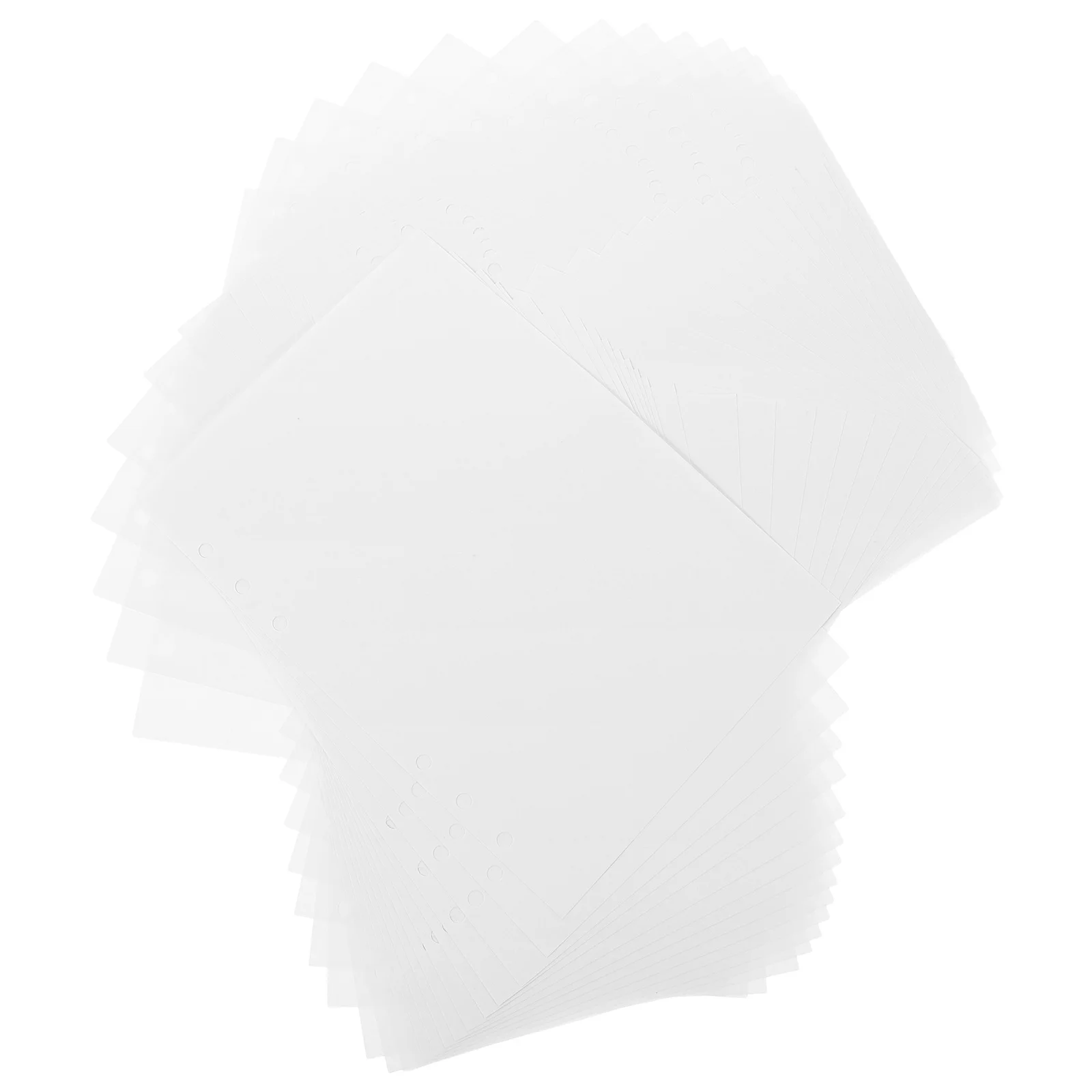 

A5 6-Ring Sticker Binder Refill Sheets Double-Side Reusable Release Paper Pages For Sticker Collecting Album Blank Insert