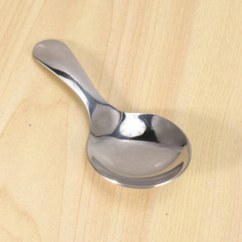 20 Pcs Stainless Steel Short Handle Spoons Mini Salt Spoons Condiments Spoon Dessert Spoon Tea Coffee Spoons,Silver